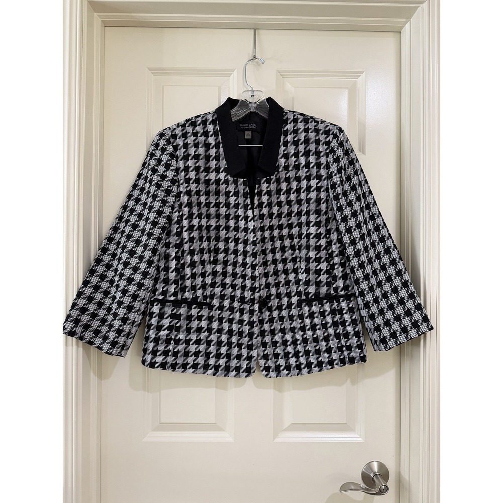 black label by evan picone women blazer size 14